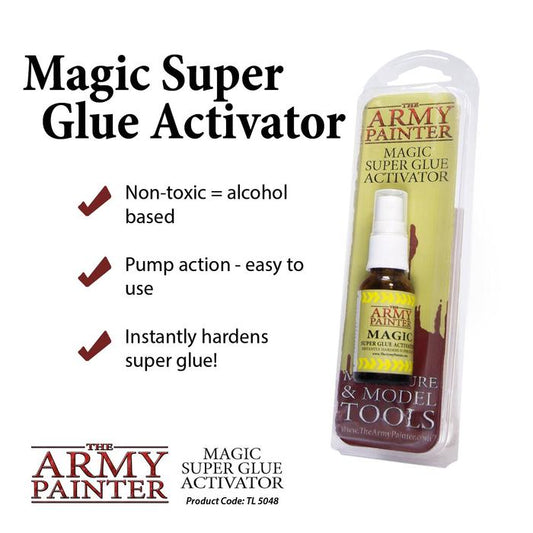 Army Painter Glue - Magic Superglue Activator Army Painter Glue War and Peace Games   