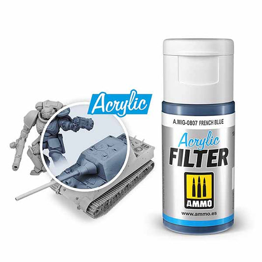 A.MIG-0807 MIG Acrylic Filters French Blue MIG Acrylic Filters Lets Play Games   