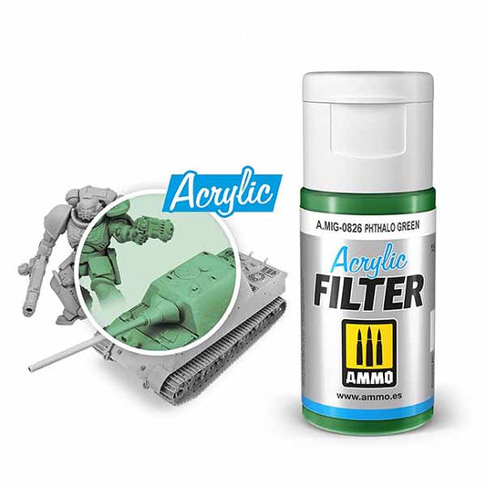 A.MIG-0826 MIG Acrylic Filters Phthalo Green MIG Acrylic Filters Lets Play Games   