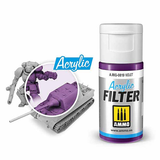 A.MIG-0819 MIG Acrylic Filters Violet MIG Acrylic Filters Lets Play Games   