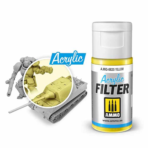 A.MIG-0825 MIG Acrylic Filters Yellow MIG Acrylic Filters Lets Play Games   