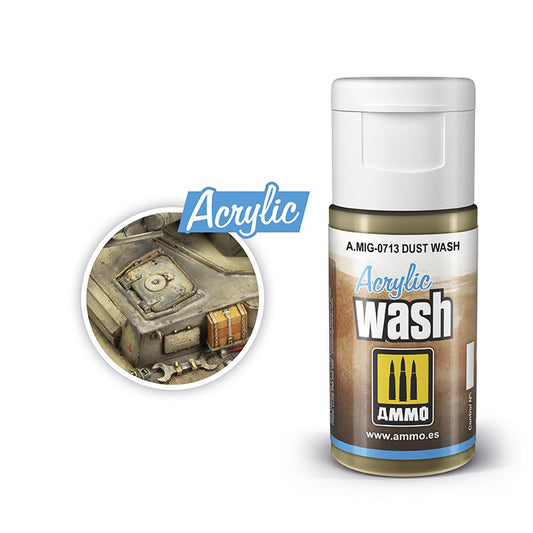 A.MIG-0713 MIG Acrylic Washes: Dust Wash 15ml MIG Acrylic Washes Ammo by MIG   