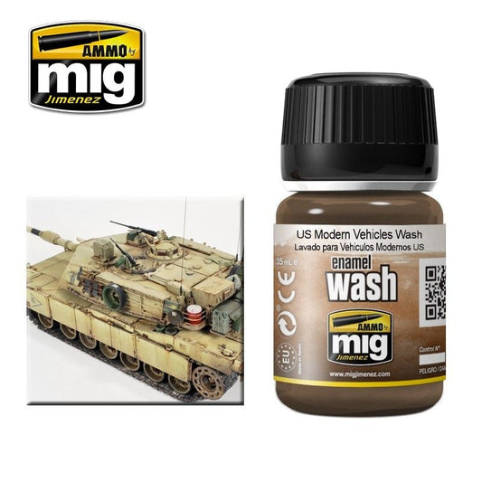 A.Mig-1007 Us Modern Vehicles Wash MIG Weathering Ammo by MIG   