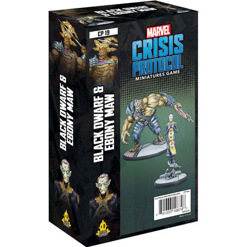 Marvel Crisis Protocol Miniatures Game Black Dwarf and Ebony Maw Character Pack Marvel Crisis Protocol Lets Play Games   