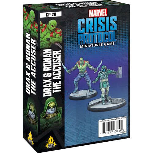 Marvel Crisis Protocol Miniatures Game Drax and Ronan the Accuser Character Pack Marvel Crisis Protocol Lets Play Games   