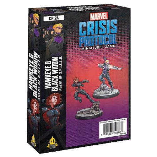 Marvel Crisis Protocol Miniatures Game Hawkeye and Black Widow Character Pack Marvel Crisis Protocol Lets Play Games   