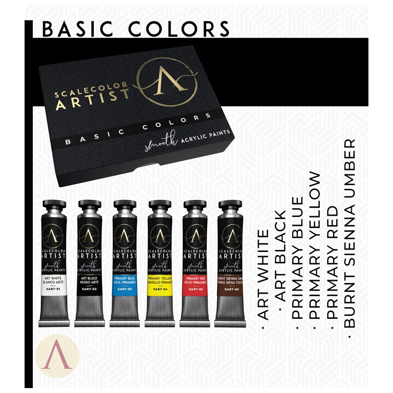 Scalecolor Artist - Basic Colours Scale75 Artist Range Lets Play Games   