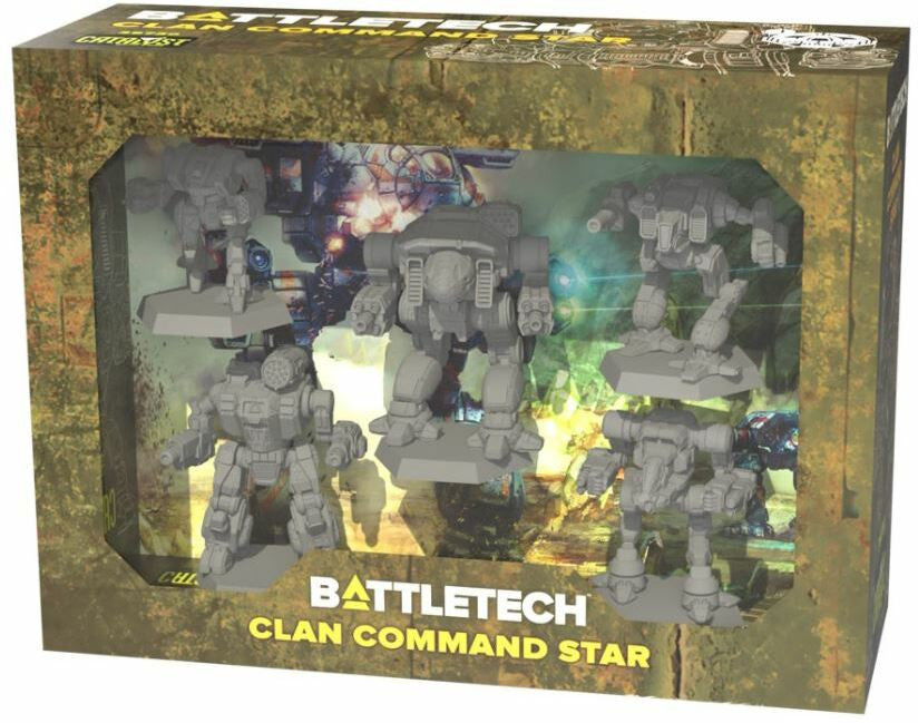 BattleTech RPG Clan Command Star Miniatures Board Games Irresistible Force   