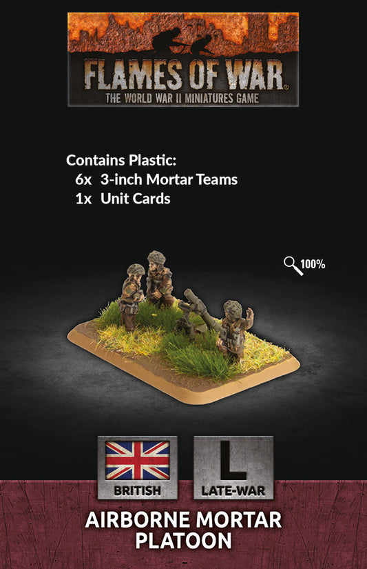 Airborne Mortar Platoon (x6 Plastic) Flames of War Battlefront Miniatures Ltd.   