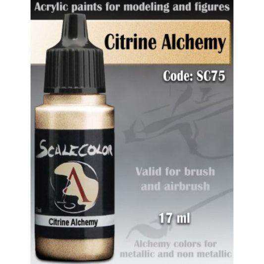 Scale 75 Scalecolor Metal n' Alchemy Citrine Alchemy 17ml Scalecolor Paints Scale 75 Default Title  
