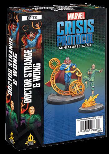 Marvel Crisis Protocol Miniatures Game Dr Strange and Wong Expansion Marvel Crisis Protocol Lets Play Games   