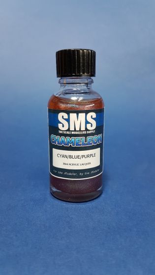 Chameleon CYAN / BLUE / PURPLE 30ml SMS Paints The Scale Modellers Supply   