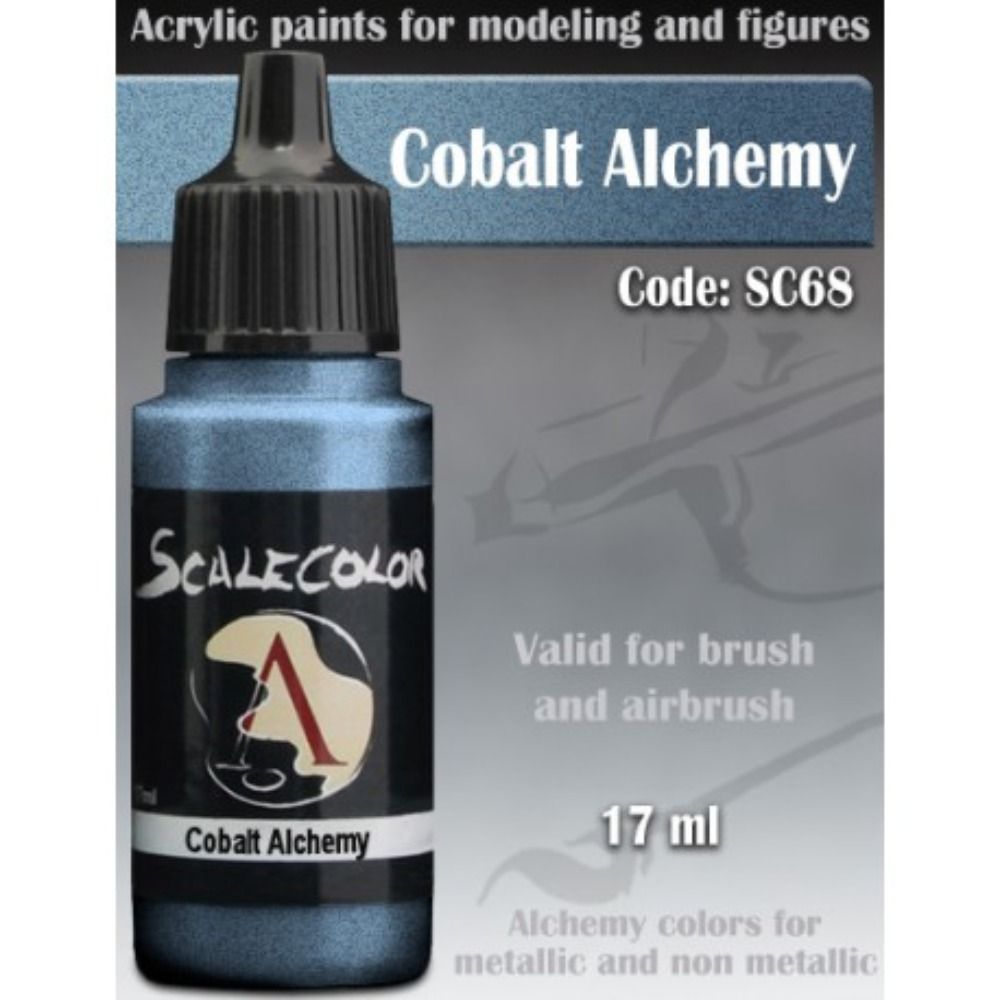 Scale 75 Scalecolor Metal n' Alchemy Cobalt Metal 17ml Scalecolor Paints Scale 75 Default Title  