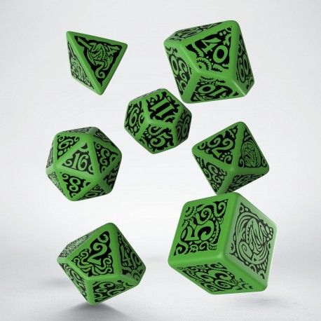 Q Workshop Call of Cthulhu The Outer Gods Cthulhu Dice Set 7 Q Workshop Dice Q Workshop   
