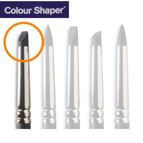 Colour Shaper firm Cup Chisel Size 6 Brushes & Paints Colour Shaper   