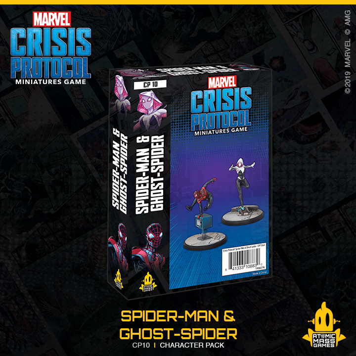 Marvel Crisis Protocol Miniatures Game Spider-Man & Ghost-Spider Marvel Crisis Protocol Lets Play Games   