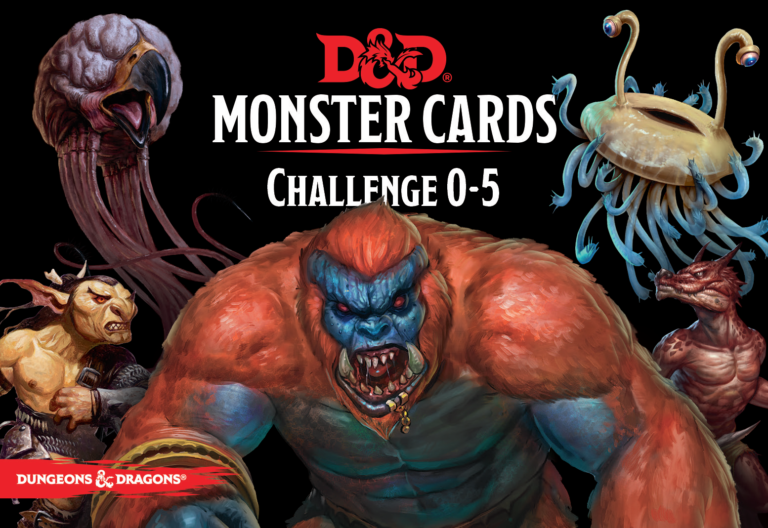 D&D Spellbook Cards Monster Deck 0-5 Board Games Lets Play Games   
