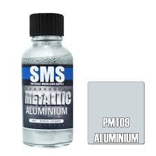 METALLIC ALUMINIUM 30ML SMS Paints The Scale Modellers Supply   