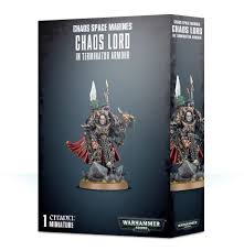 Chaos Space Marines: Chaos Lord in Terminator Armour Chaos Space Marines Games Workshop