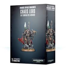 Chaos Lord in Terminator Armour Chaos Space Marines Games Workshop   