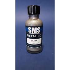 METALLIC SILVER 30ML SMS Paints The Scale Modellers Supply   