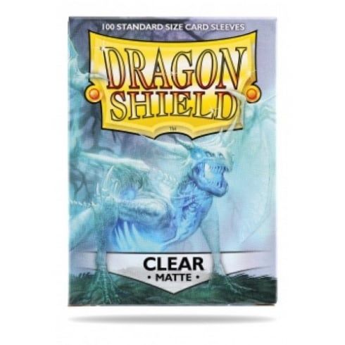 Sleeves - Dragon Shield - Box 100 - Clear MATTE Dragon Shield Fantasy Flight Games   