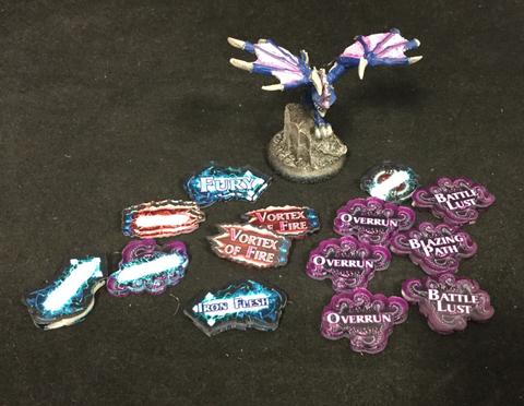 Tokens MK3 Dragonspawn - Command Book Update Pack - Color Accessories Hordes   