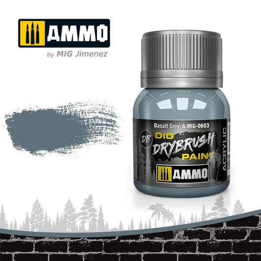 A.Mig-0603 Basalt Grey MIG Drybrush Ammo by MIG   