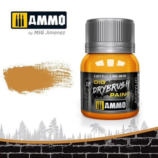 A.Mig-0610 Light Rust MIG Drybrush Ammo by MIG   