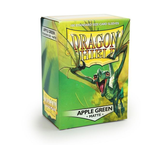 Sleeves - Dragon Shield - Box 100 - Apple Green MATTE Dragon Shield Fantasy Flight Games   