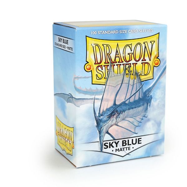Dragon Shield - 100 Matte Sky Blue Dragon Shield Fantasy Flight Games   