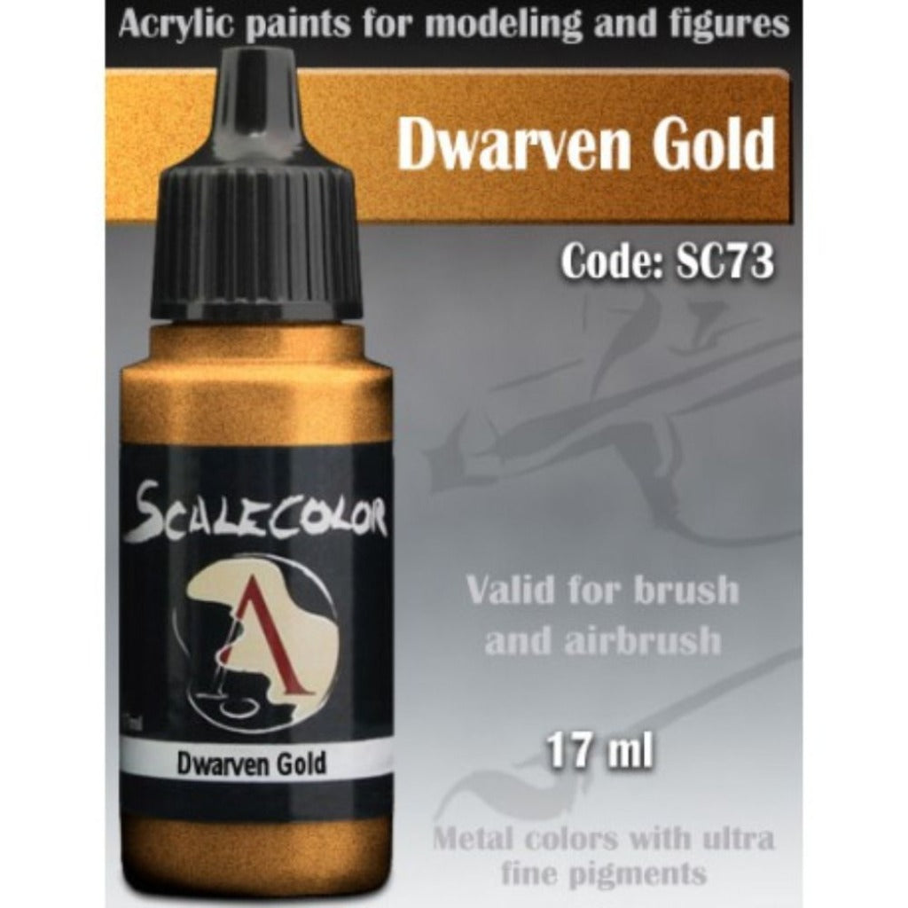 Scale 75 Scalecolor Metal n' Alchemy Dwarven Gold 17ml Scalecolor Paints Scale 75 Default Title  