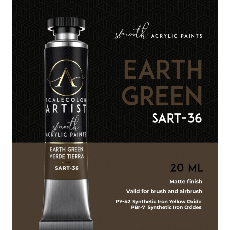 SART-36 EARTH GREEN Scale75 Artist Range Lets Play Games   