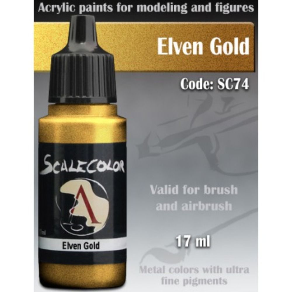 Scale 75 Scalecolor Metal n' Alchemy Elven Gold 17ml Scalecolor Paints Scale 75 Default Title  
