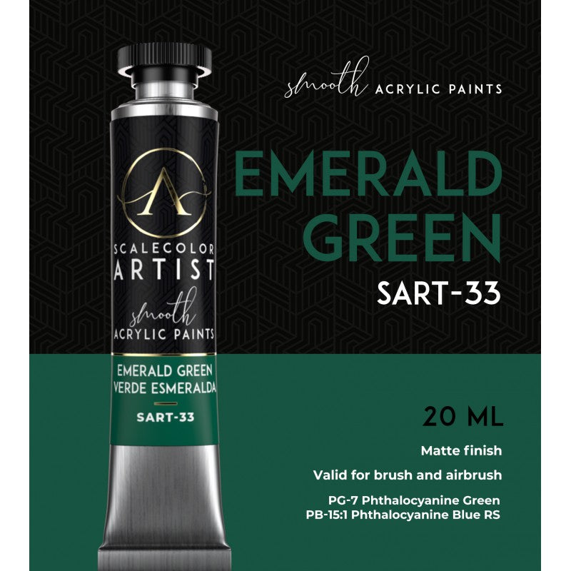 SART-33 EMERALD GREEN Scale75 Artist Range Lets Play Games   