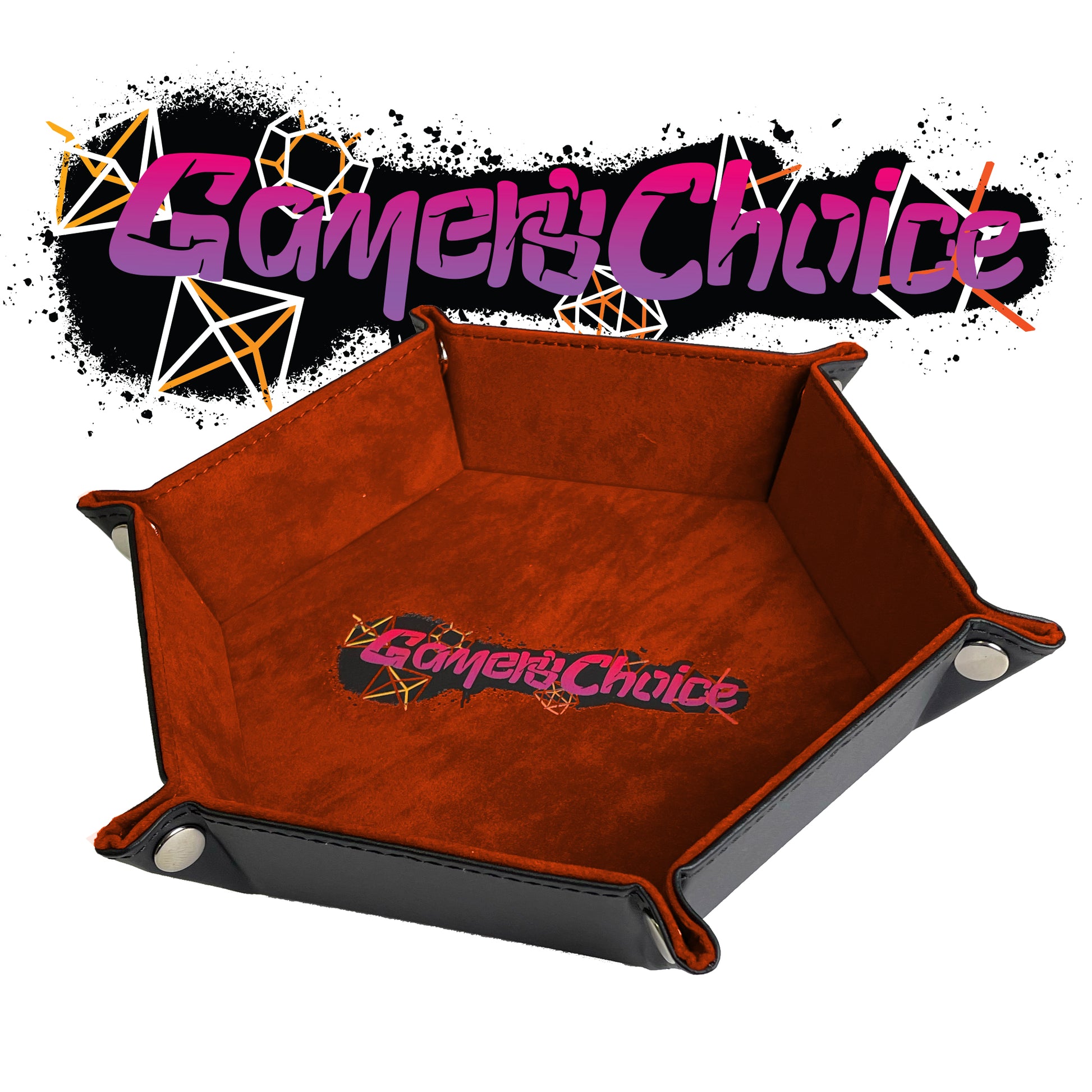 Gamers Choice Dice Tray - Orange Dice Tray Gamers Choice   