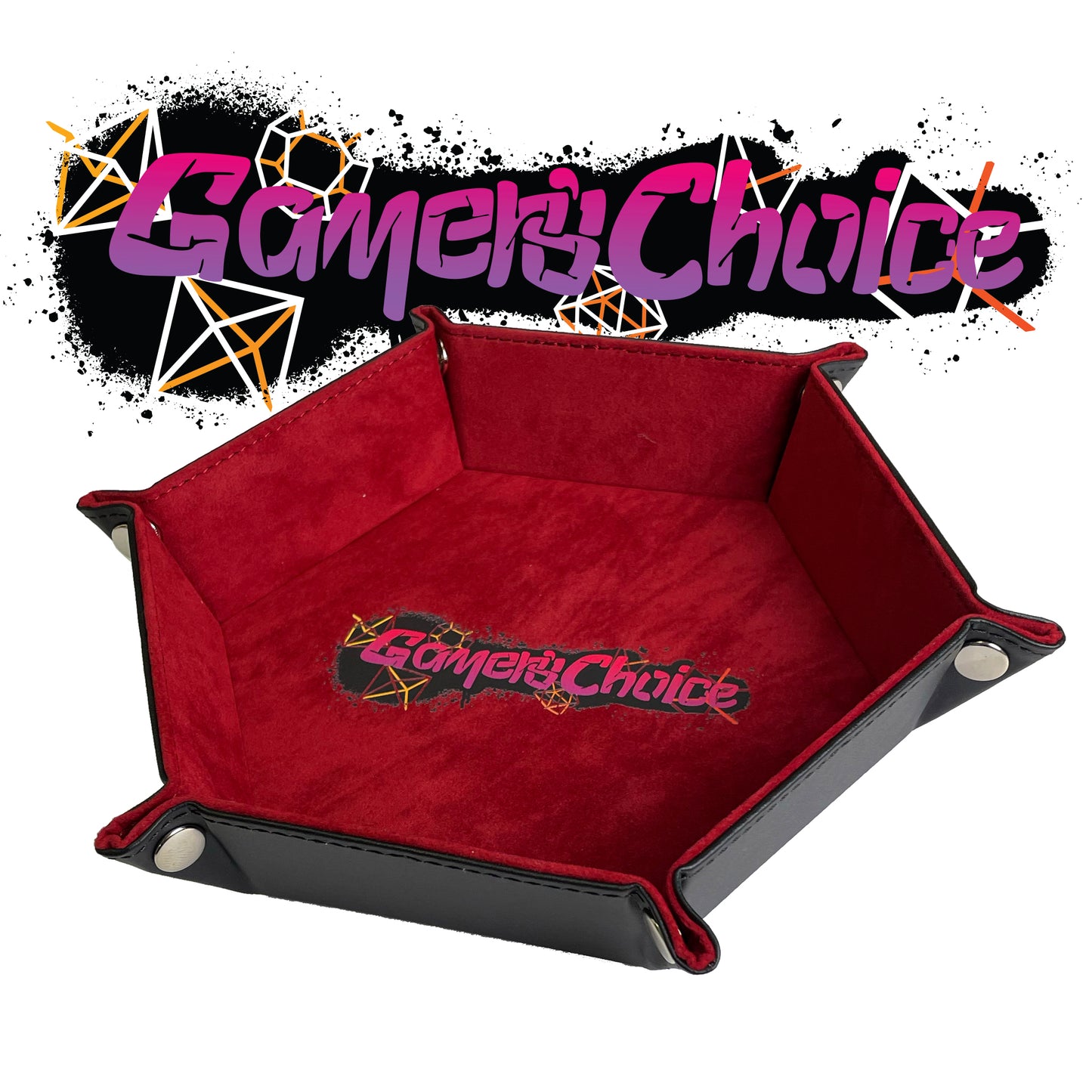 Gamers Choice Dice Tray - Red Dice Tray Gamers Choice   