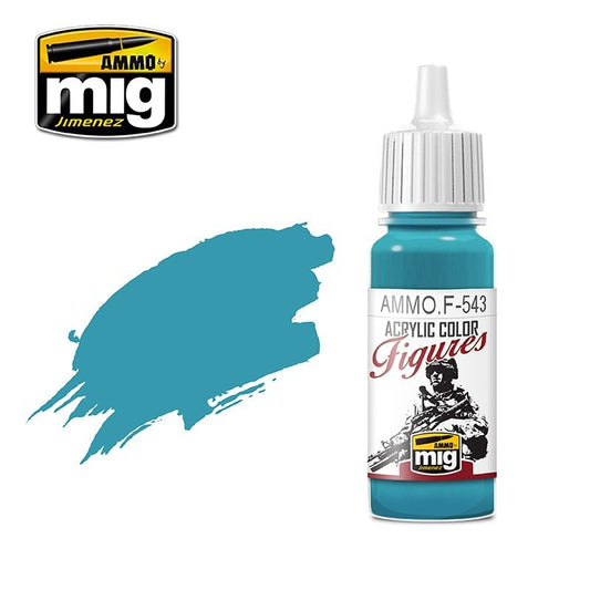 F-543 FIGURES PAINTS Green Blue MIG Special Figures Paints Ammo by MIG   
