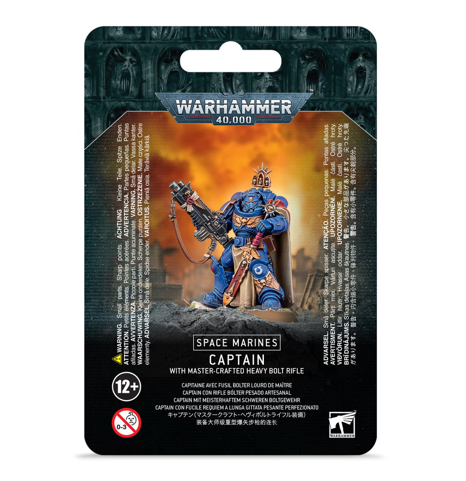 Space Marines: Captain with Master-Crafted Bolt Rifle Space Marines Games Workshop