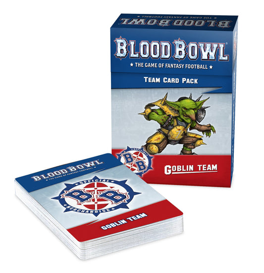 Blood Bowl Goblin Team Card Pack OOP Blood Bowl Games Workshop   