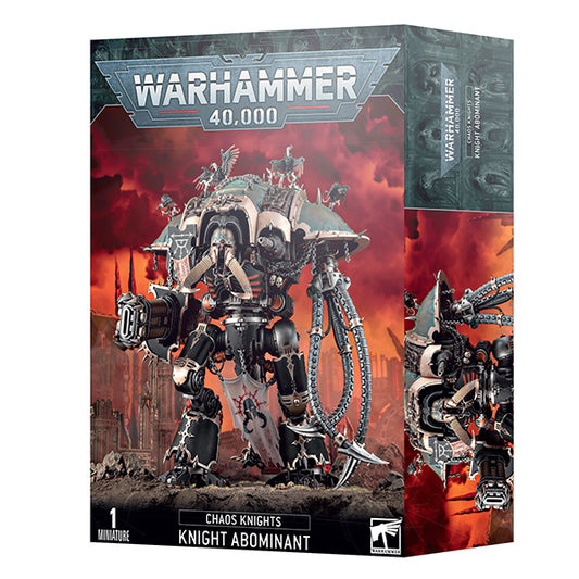 Knight Abominant Chaos Knights Games Workshop   