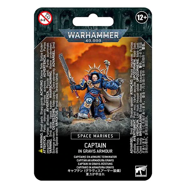 Space Marines: Captain in Gravis Armour Space Marines Games Workshop