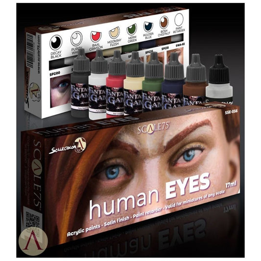 Scale 75 Scalecolor Human Eyes Paint Set Scalecolor Paint Sets Lets Play Games   