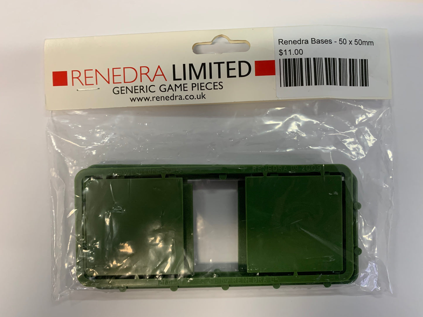Renedra Bases - Bases 50 x 50mm - 8 bases per bag Renedra Bases Renedra   