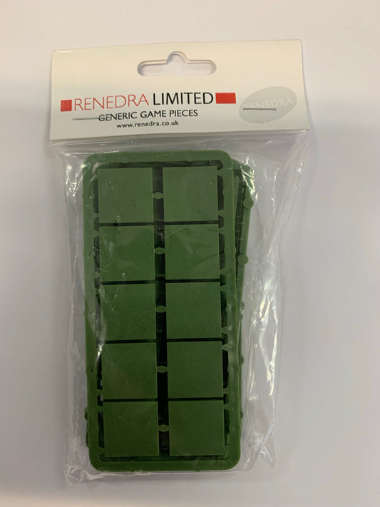 Renedra Bases - Bases 20 x 20mm - 40 bases per bag Renedra Bases Renedra   