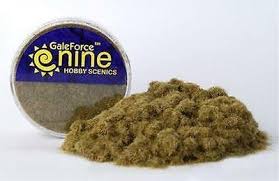Hobby Round: Green Winter/Dead Static Grass GF9 Basing Gale Force Nine   