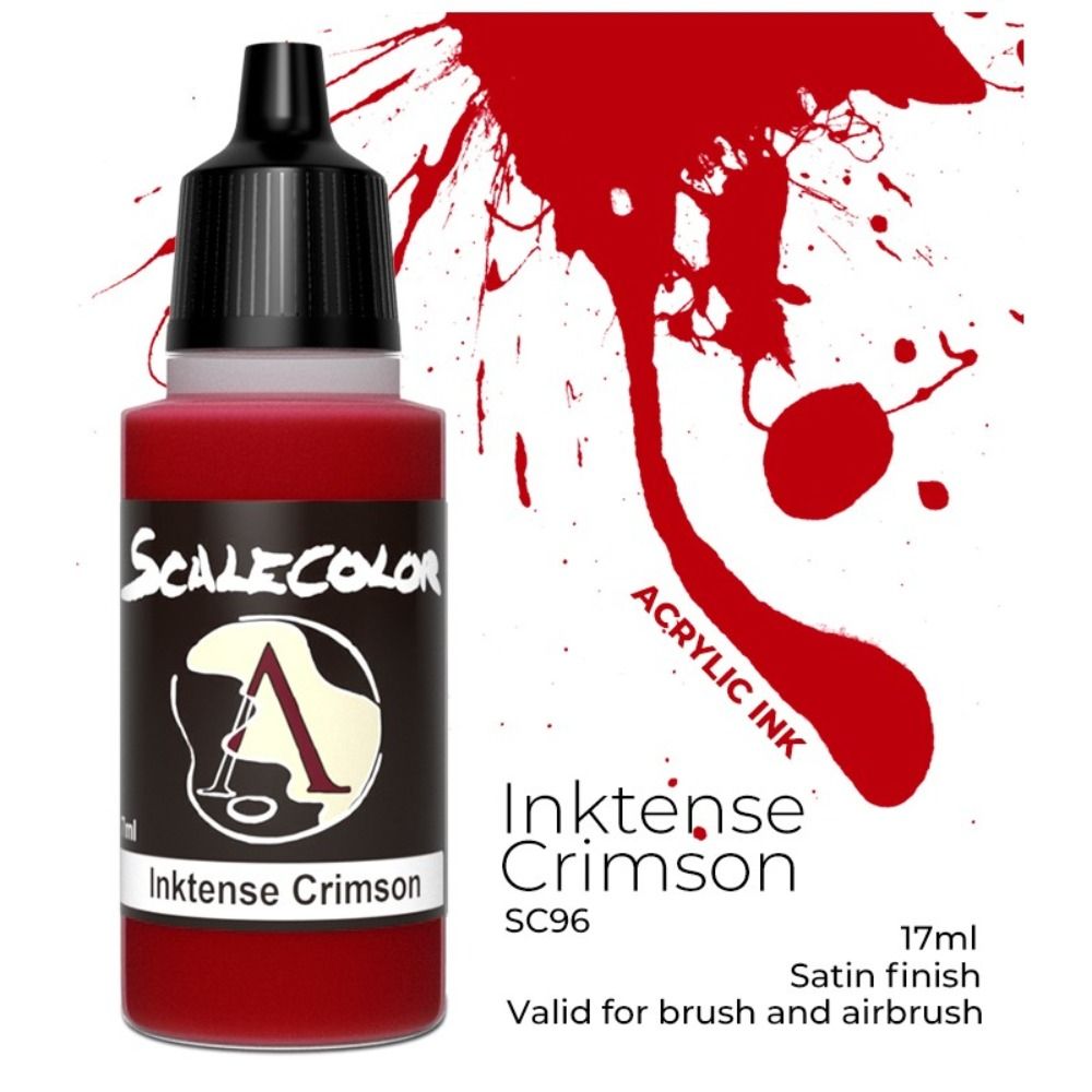 Scale 75 Scalecolor Inktense Crimson 17ml Scalecolor Paints Scale 75 Default Title  