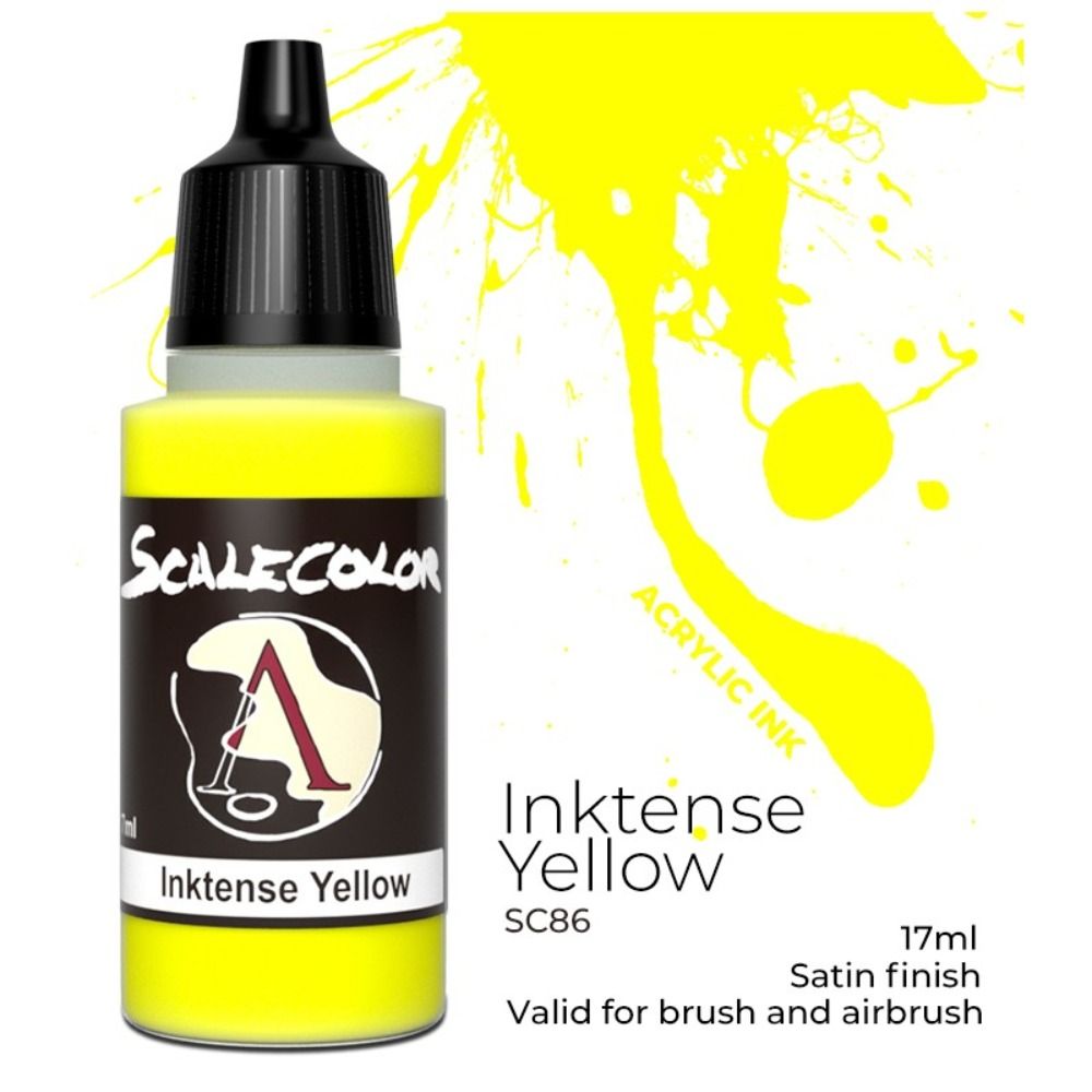 Scale 75 Scalecolor Inktense Yellow 17ml Scalecolor Paints Scale 75   
