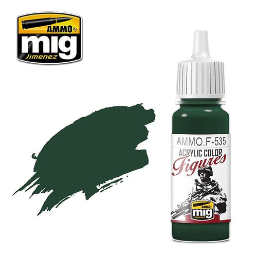 F-535 FIGURES PAINTS Italian Green Camo MIG Special Figures Paints Ammo by MIG   