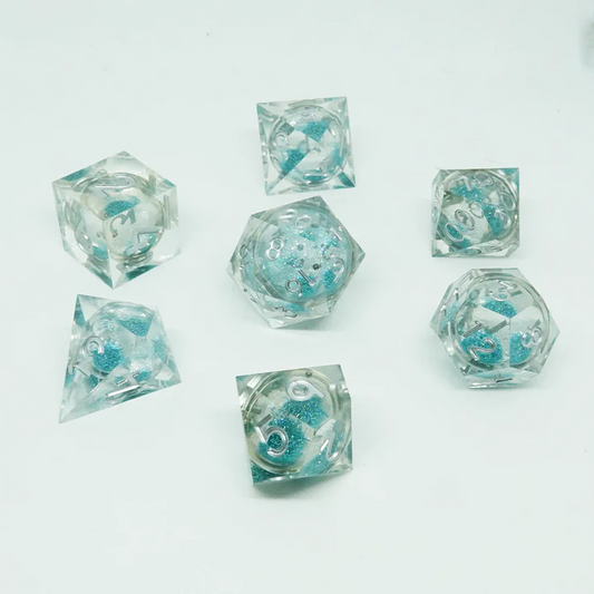 Chronicle Liquid Core Dice Sets - Quicksilver Chronicle RPG Dice Chronicle RPG Store   